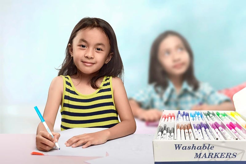 Madisi Washable Markers, Super Tips Markers, Assorted Colors, Classroom Bulk Pack, 288 Count - Image 5